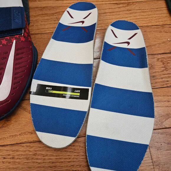 Nike Romaleos 3 Americana Team Red White Gym Blue - Picture 2 of 13